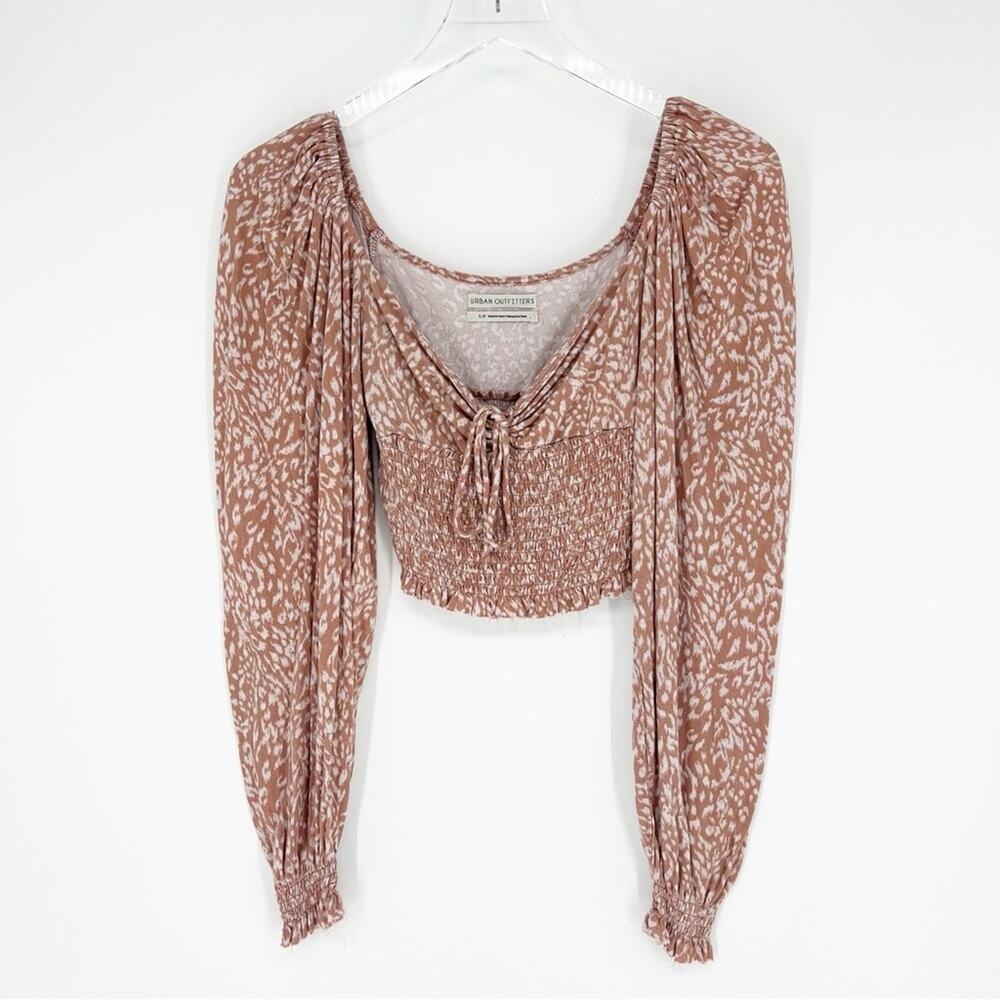 Urban Outfitters Old Soul Cropped Milkmaid Top Women's Size S Cottagecore - Picture 2 of 7